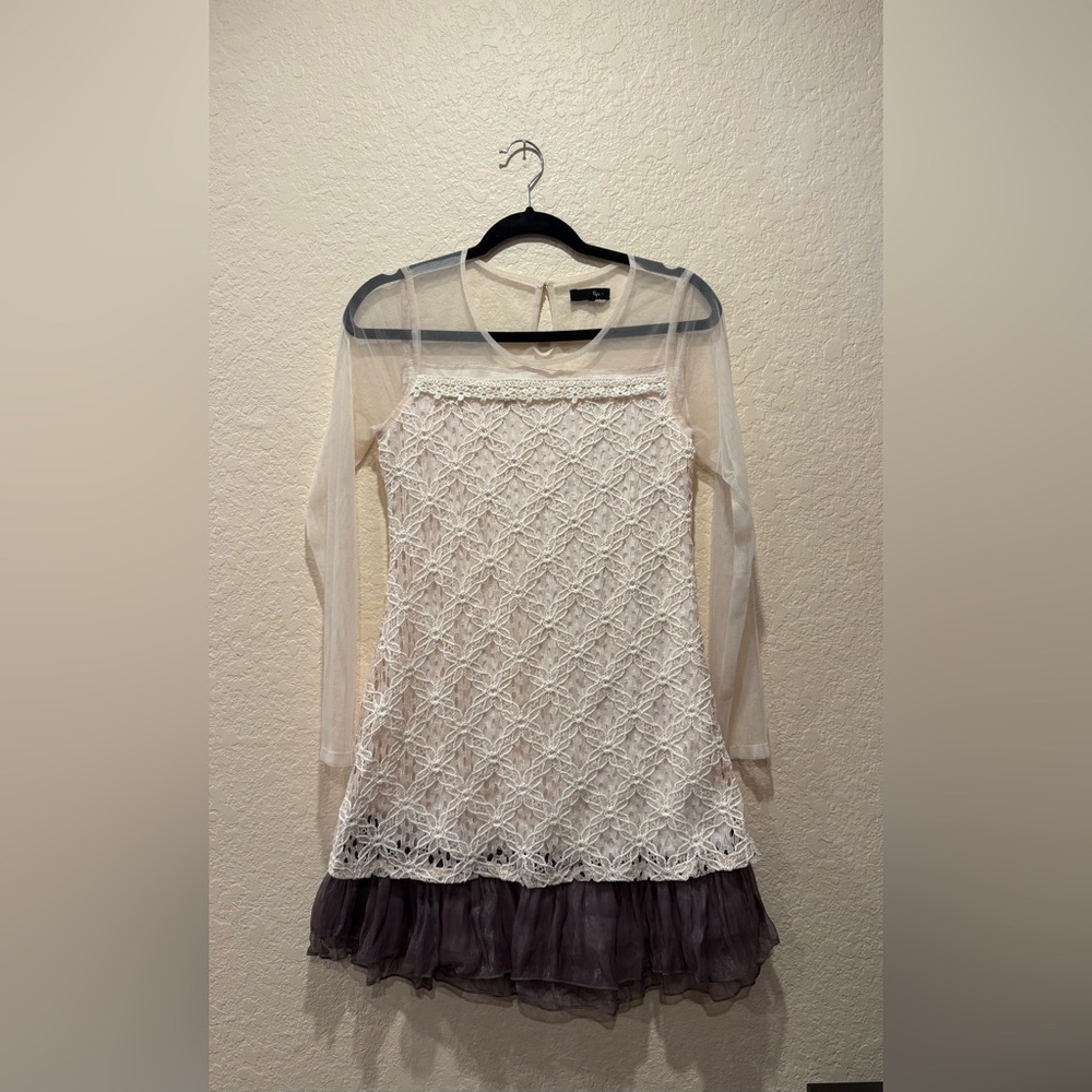 Ryu Cream Lace Dress
